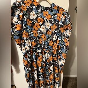 Floral dress long sleeves